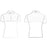 EGO7 Mesh Top Short Sleeve Show Shirt - White/White