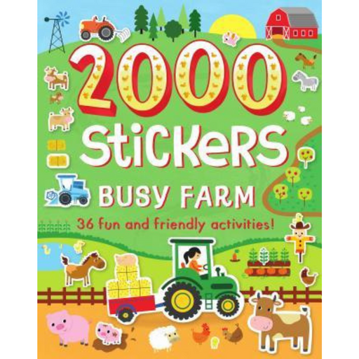 2000 Stickers Busy Farm Activity Book