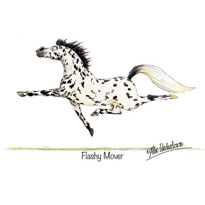 Biglietto D'Auguri 'Good Con Cavallo Vet' Di Alex Underdown – Formato 15x21 Cm Con Busta Kraft, Interno Vuoto
