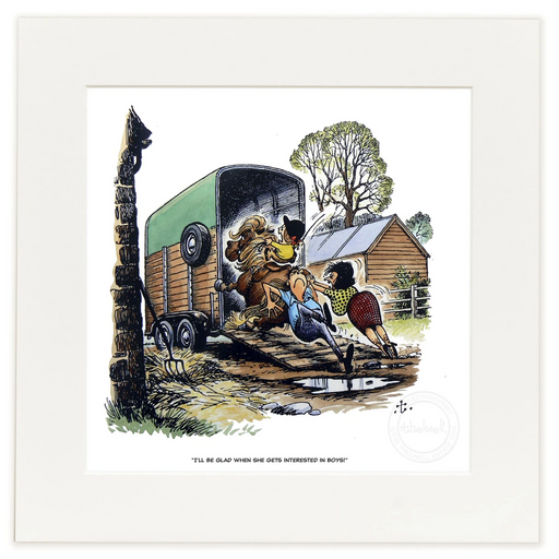 Thelwell "Good to Load" Collectors Print