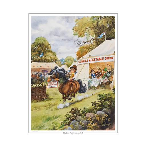 Thelwell "Highly Recommended" Collectors Print