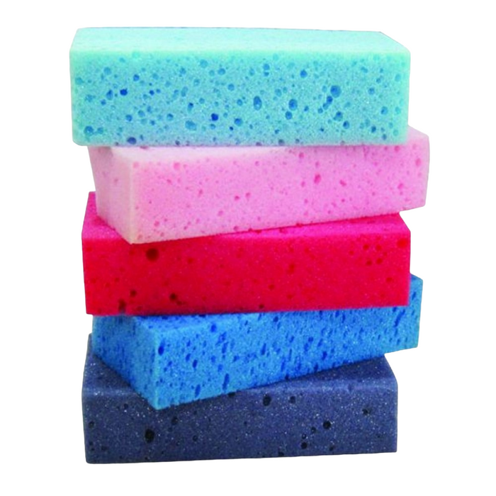 Equi-Essentials Rainbow Grooming Sponges Medium 10 Pack