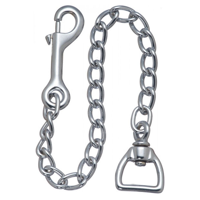 16mm Nickle Plated Stud Chain - 30" Long with 3.5" Bolt Snap