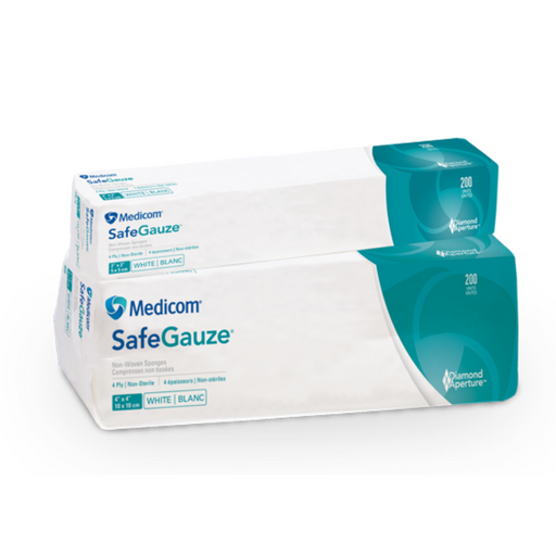 Medicom SafeGuaze 10cmx10cm/4"x4" - 200 Units