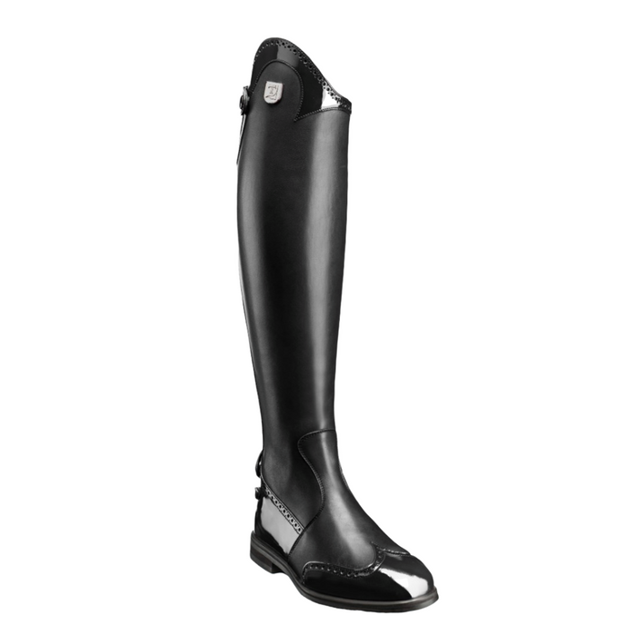 Tucci Time Tall Boot Marilyn - Black - Punched Patent Leather