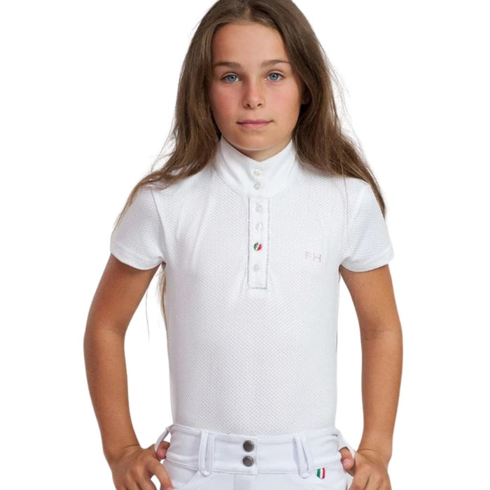 For Horses Milly Girls Short Sleeve Show Shirt