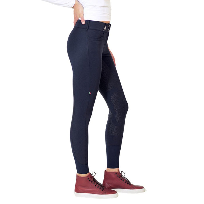 For Horses Remie Tech Grip Breeches - Navy