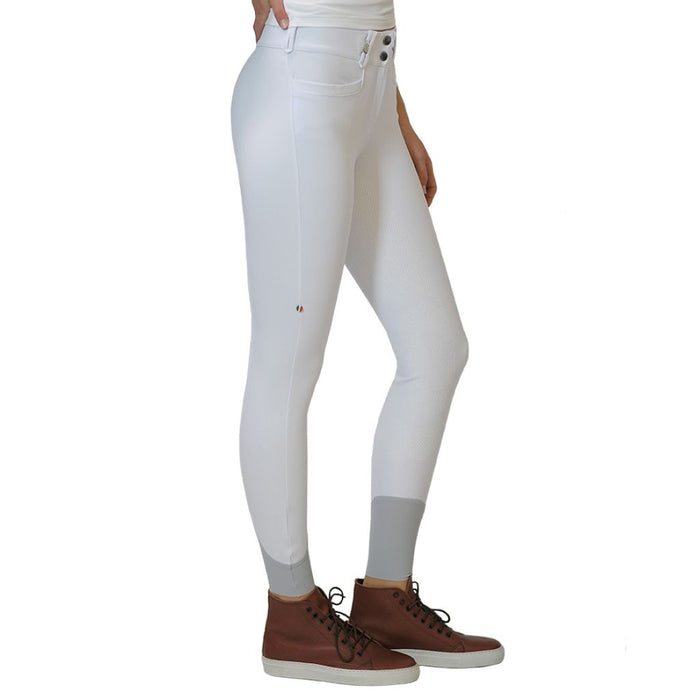 For Horses Remie Tech Grip Breeches - White