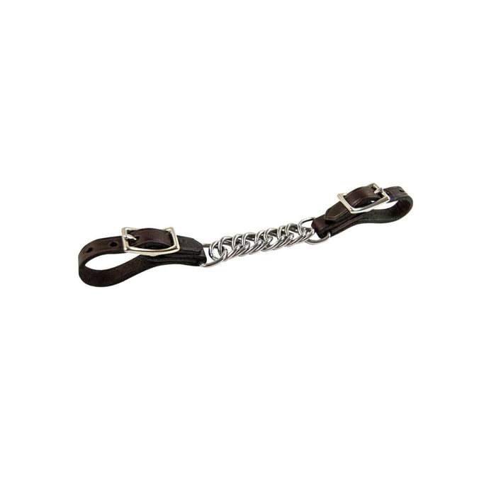 Walsh Curb Chain With Leather Ends