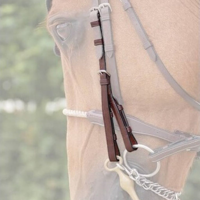 Dyon Double Bridle Cheek Pieces New English Collection