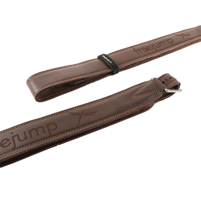 Freejump Classic Wide Stirrup Leathers detail