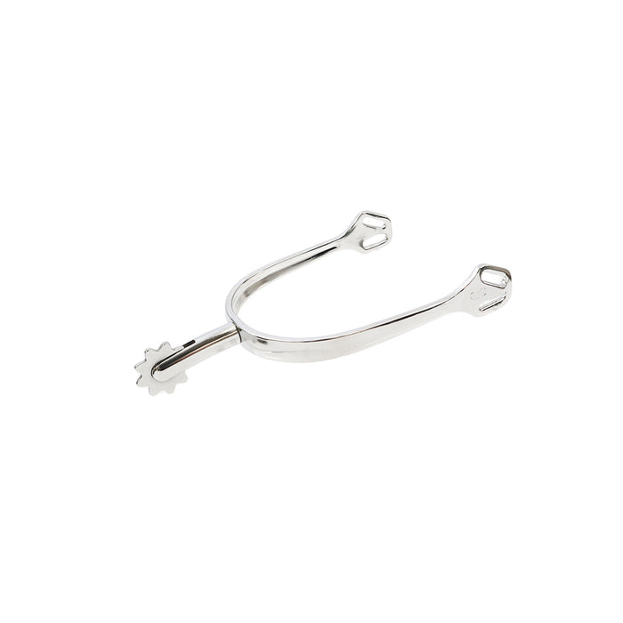 Herm Sprenger Ultra Fit 40mm Round End 9pt Rowel Spurs - Stainless Herm Sprenger Ultra Fit 40mm Round End 9pt Rowel Spurs - Stainless