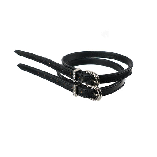 IKONIC Spur Straps with Stone Set Buckles