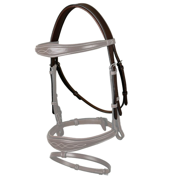 Dyon US Hunter Collection 3-Strap Head Piece with Removeable Throatlatch