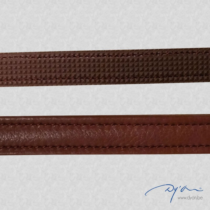 Dyon Leather Draw Reins ½” with Hunter Grip inside and outside