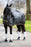 Rambo Mack in a Sack by Horseware Ireland black on horse